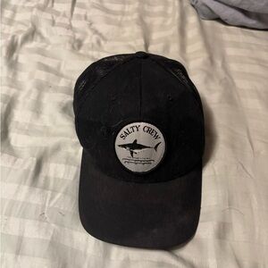 Salty Crew Black Mesh Cap